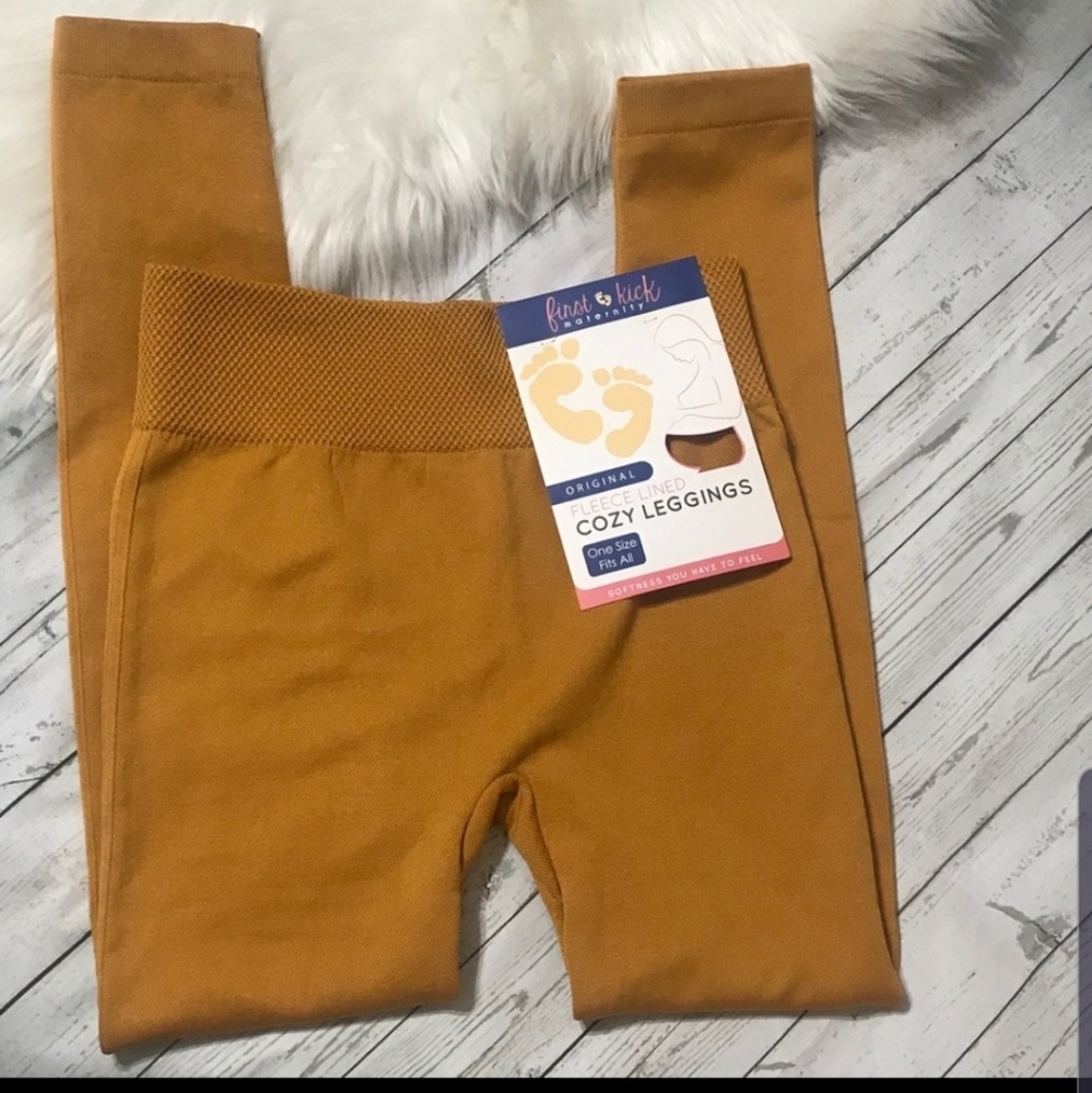 🤰 Maternity one size fleece lined leggings